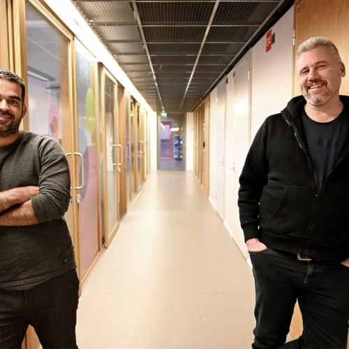 Ulisses Camargo vasemmalla ja Ville Venäläinen oikealla